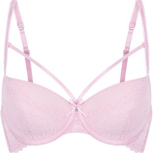 Hunkemöller Dames Lingerie Voorgevormde beugel bh Isadora - Roze - maat B80
