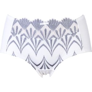 Guy de France - Shorty ivoor/grijs - tulle geborduurd - M