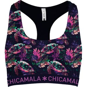 Chicamala – Racerback – 1 Pack – BH Zonder Beugel – Racerback Top �– Dames Ondergoed – 95% Katoen – Dames Lingerie – Maat S