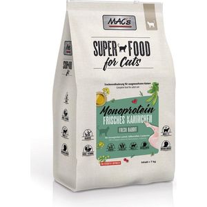 MAC’s Superfood Kattenvoer - Mono Proteïne Konijn - 7kg - Kattenbrokken