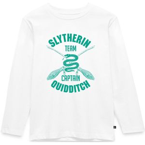 Harry Potter Slytherin Team Captain Quidditch Premium T-Shirt Kinderen Met Lange Mouwen