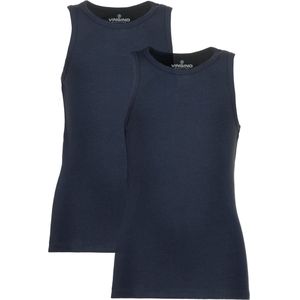 Vingino Boys Tank (2-pack) Ondergoed & Nachtkleding Jongens - Donkerblauw - Maat 98/104