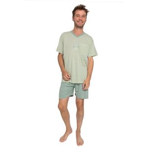 Outfitter heren shortama - 100% katoen - maat XXL - Seafarer groen