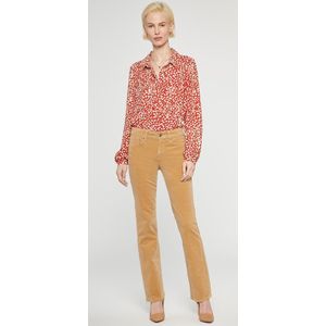 NYDJ Marilyn Straight Jeans Geel Corduroy | Crossroads