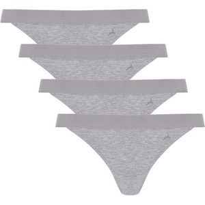 Ten Cate Fine Dames Slip 4-Pack Grijs