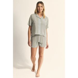 Promise - Lima Pyjama Set - maat XS - Blauw/Groen
