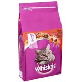 Whiskas 1+ Adult Katten Droogvoer - Rund - 3,8 kg