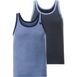 Babista - Set Van 2 - Heren Hemden - Donkerblauw