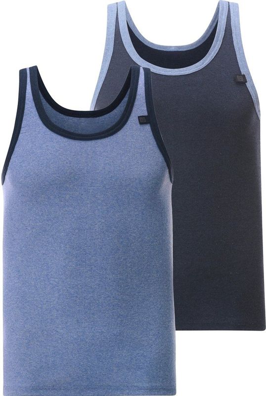 Babista - Set Van 2 - Heren Hemden - Donkerblauw