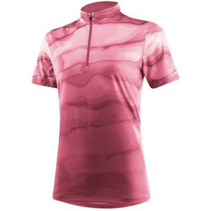 Loeffler Half Zip Barkly Korte Mouw Wielertrui Roze 36 Vrouw
