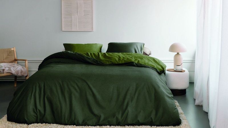 Beddinghouse - Dekbedovertrek - Groen - 140x200/220 cm