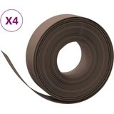 vidaXL-Tuinranden-4-st-10-m-15-cm-polyetheen-bruin