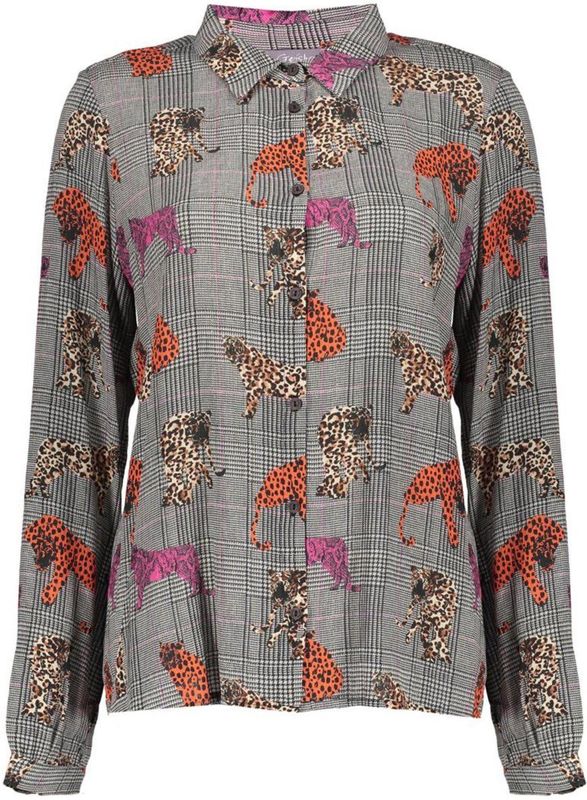 Geisha - Blouse lange mouw - Roze - 53756-20