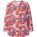 Angel of Style Angel of Style - Dames - Tuniek gekleurde leoprint - Hibiscusrood - Maat 42