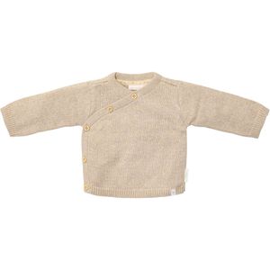 Little Dutch - Gebreid Vestje Overslag - Soft Beige Melee