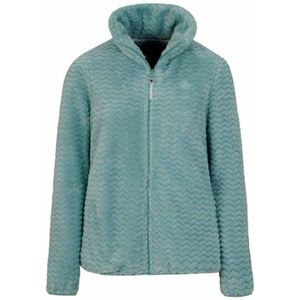 BJØRNSON Tindra Zigzag Fleece Vest - Dames - Ademend - Maat 46 - Zeegroen