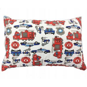Dekokussensloop 40x60 Brandweer Politie Dubbelzijdig Katoen