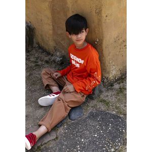 Wijd Shirt met Lange Mouwen Rey voor jongens en meisjes– Tangerine Tango | Ammehoela 98-104