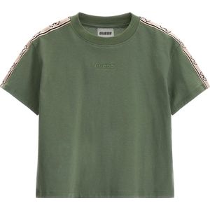 Guess Girls Cropped Shirt Groen - Maat 140