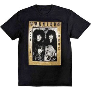 Motley Crue - Buffalo Heren T-shirt - XL - Zwart