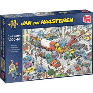 Jan van Haasteren - Verkeerschaos - Legpuzzel 3000 stukjes