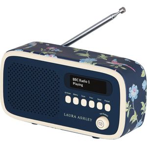 DAB Plus Draagbare Radio met FM, 3W Stereo Speakers en LCD Scherm - Elveden Marine Blauw