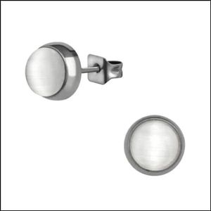 Aramat Jewels Oorbellen - Stijlvolle Kattenoog Oorbellen - Roestvrij staal - Vrouwen - Volwassenen - 5