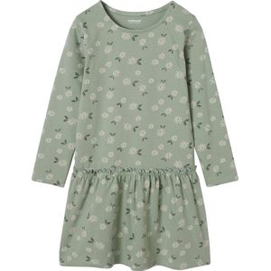 Jerseyjurken - Meisjesjurk - Ronde Hals - Bedrukte Motieven - Katoen