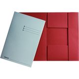 Esselte Manilla 3-klepsmap - folio - 50 stuks - Rood