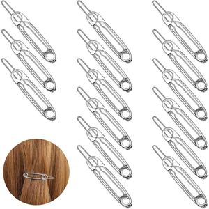 JHubers Goods - Goth Haarklemmen en Haarspelden Set voor Opsteekkapsels - 15 Stuks, Zilverkleurig