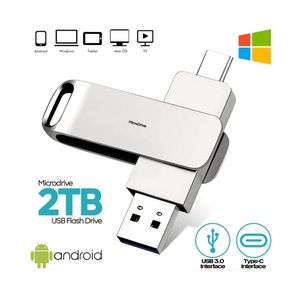 MicroDrive - Snelle USB Flash Drive 2TB Foto Video Opslag Usb Stick, Foto´s Video´s - USB Stick 2TB - Flashdrive geschikt voor USB 3.0/ USB-C / Android 2TB - Flash Drive 4 In 1