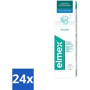 Elmex - Tandpasta - Sensitive Professional - Gentle Whitening - 75 ml - Voordeelverpakking - 24 stuks