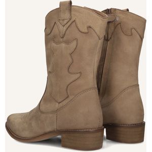 Wysh Nolia Laarzen - Suède - Meisjes - Camel - Maat 32