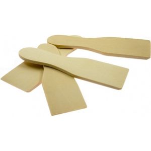 Gourmet mini spatels van hout 12 stuks - Houten spatels voor gourmetten