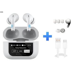 HOXO TWS9 Pro - In-Ear Draadloze Oordopjes - Bluetooth 5.4 - Active Noise Cancelling - 20u Speeltijd