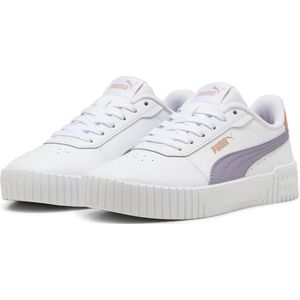 PUMA Carina 2.0 Jr Meisjes Sneakers - PUMA White-Pale Plum-Deeva Peach - Maat 37.5