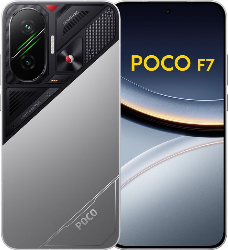 POCO F7 - Zilver - Smartphone - 12GB/256GB
