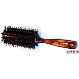 Rojafit Professional Salon Combi haarborstel -Rond-22cm lang-Ø 6 cm.