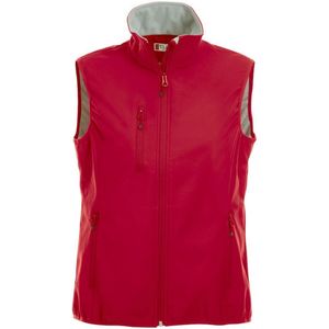 Clique Basic Softshell Vest Ladies 020916 - Vrouwen - Rood - M