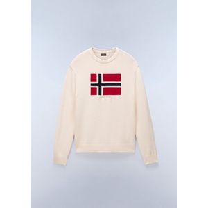 Gebreide pullover met ronde hals, model 'MURA'