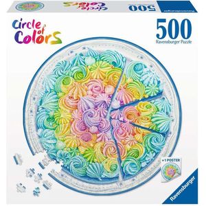 Ravensburger Puzzel Circle Of Colors Regenboog Taart - Legpuzzel - 500 Stukjes