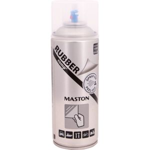 Maston Rubbercomp spray - Hoogglans - Transparant - rubber coating - 400 ml - spuitbus verf