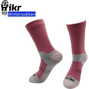 Hikr® Waterdichte Wintersokken - 100% waterdicht - Heren & Dames - Warme sokken - Dikke sokken - Outdoor wandelsokken - Fietssokken - Mountainbike sokken - Hiking & Wandelen