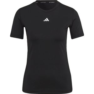 adidas Performance Techfit Training T-shirt - Dames - Zwart- 2XS