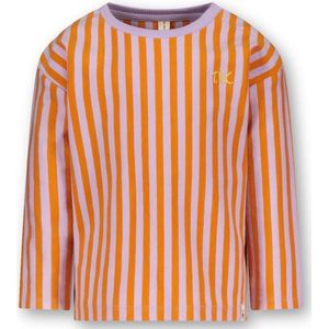 The New Chapter - Lou T-shirt stripe Birdie - Lavendula - Maat 86