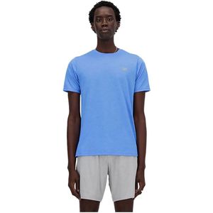 New Balance Sport Essentials Heathertech T-shirt Met Korte Mouwen