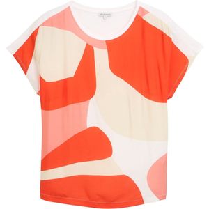 TOM TAILOR - 38042 - T-shirt - Rood - Plussize - Grote Maten