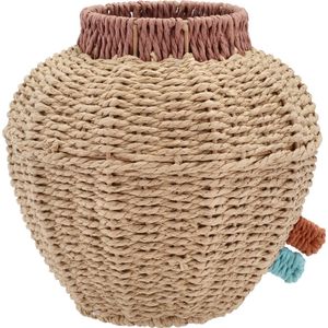 Villa Collection Styles Vaas Dia 21 x 21 cm Natuur