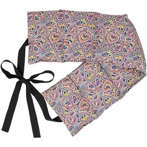 Biologisch Kersenpitkussen 7-Kamers met Band - Warmte en Koude Therapie 65x15 cm