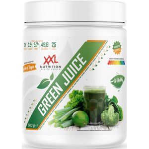 XXL Nutrition - Green Juice - Groente en Fruit Shake, Rijk aan Vitamines en Mineralen, Green Superfood Poeder - 500 gram